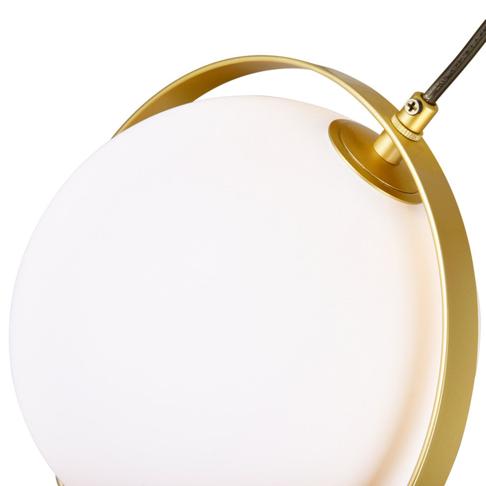 Da Vinci 1 Light Wall Light With Brass Finish