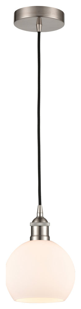 Innovations 616-1P-SN-G121-6-LED 1-Light Mini Pendant, Brushed Satin Nickel