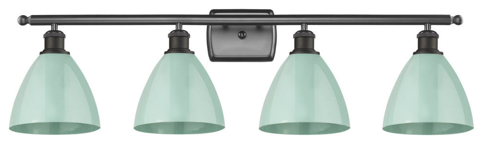 Innovations 516-4W-OB-MBD-75-SF-LED 4 Light Bath Vanity Light, Oil Rubbed Bronze