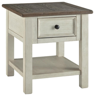 Bolanburg Casual Two-Tone Rectangular End Table