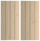 Rustic 4 Board Joined B-N-B Faux Wood Shutters, Knotty Pine, 22x70"