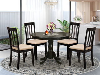 5 Pc Kitchen Table Set -Dining Table And 4 Dinette Chairs
