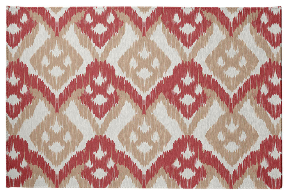 Hipster Spring Chenille Rug, Ligonberry Red, 2'x3'