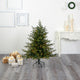 4' Swedish Fir Faux Xmas Tree With 160 Warm White Lights & 403 Bendable Branches