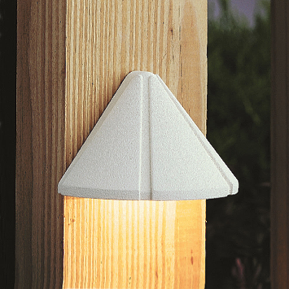 Kichler 15765WHT27R LED Deck Light, White Finish