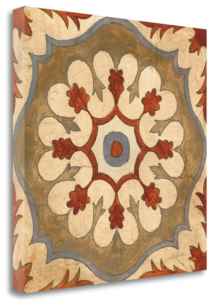 "Andalucia Tiles C Color" By Silvia Vassileva, Giclee on Gallery Wrap Canvas