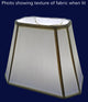 Milton Rectangle Lampshade, 18"x10"x13"