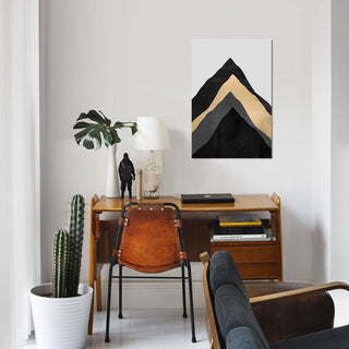 "Four Mountains" by Elisabeth Fredriksson, Canvas Print, 18"x12"