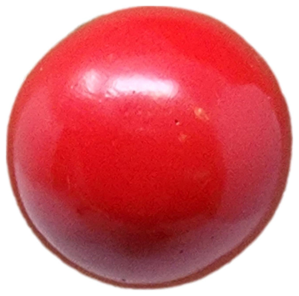 Gloss Bubble 2 in Round Wall Hook Floating Organic Shape Ball Modern, Red, Straight
