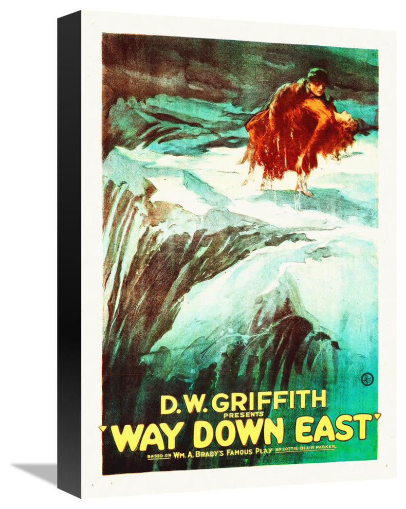 "Way Down East,  1920" Canvas by Hollywood Photo Archive, 12x18"