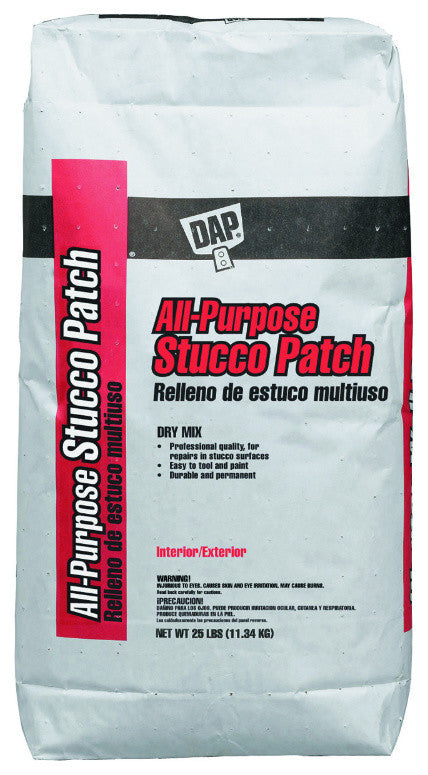 DapÂ® 10502 All-Purpose Stucco Patch, 25 Lbs, White