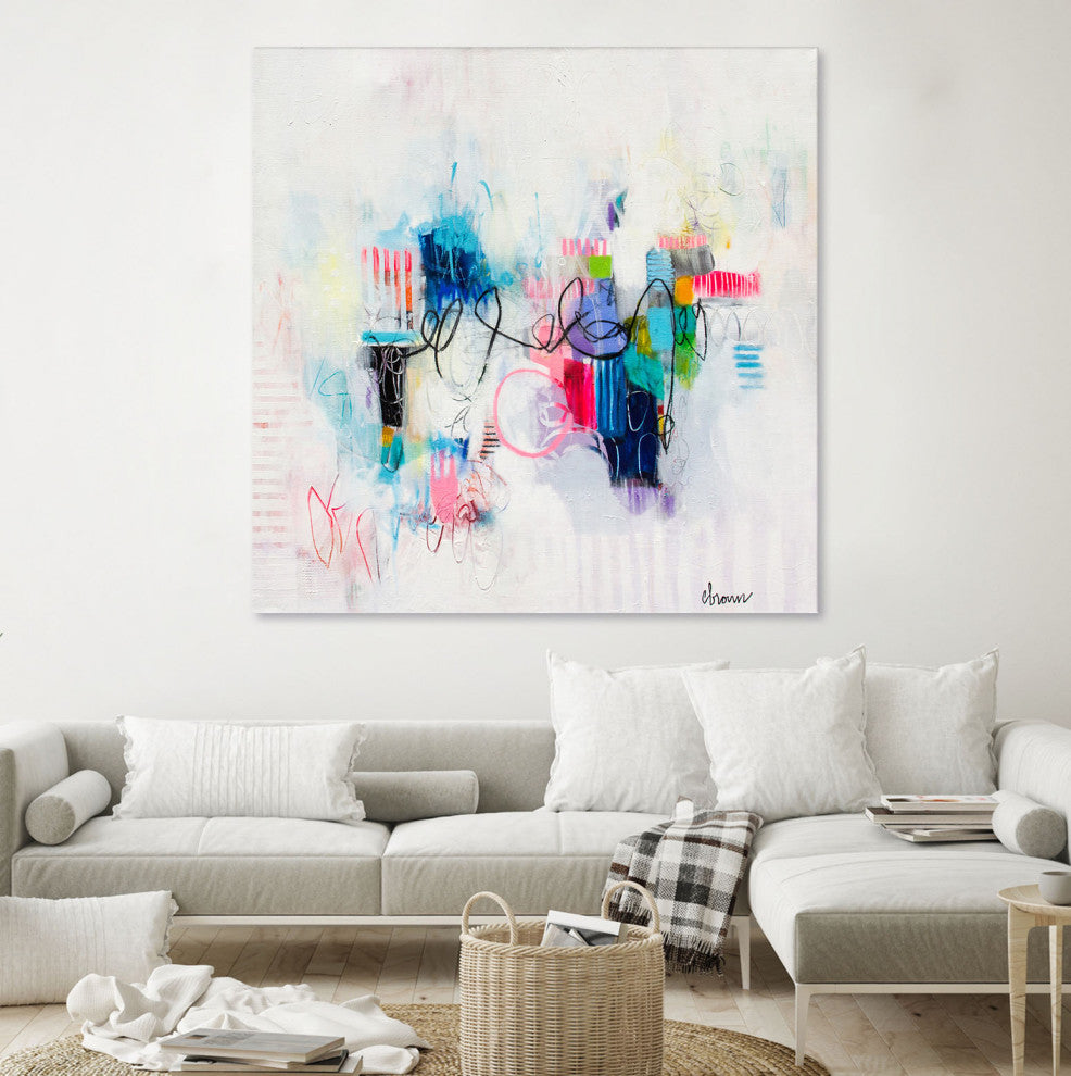 Possibilities of the Heart - 84 x 84 by Cynthia Anne Brown