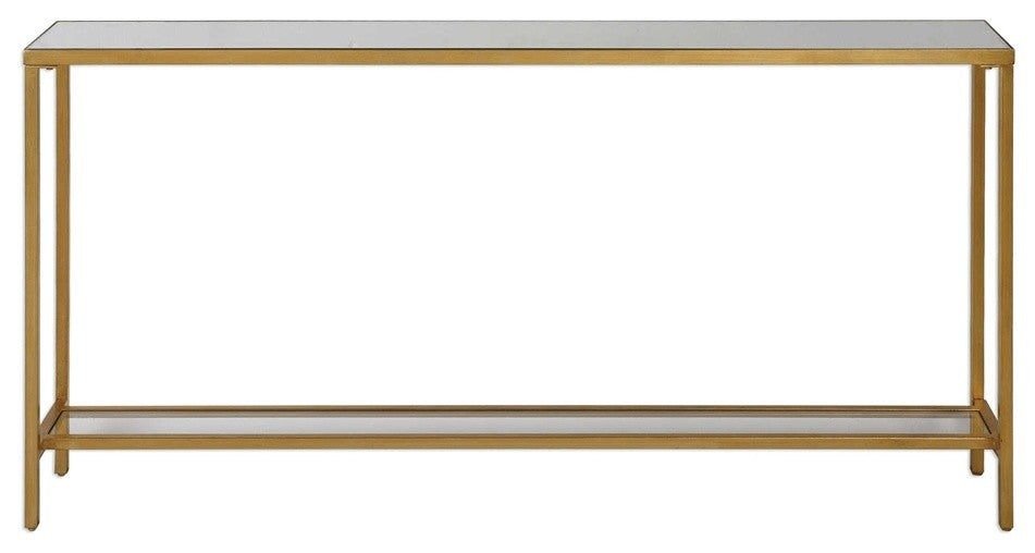 Hayley Gold Console Table Designed by Matthew Williams