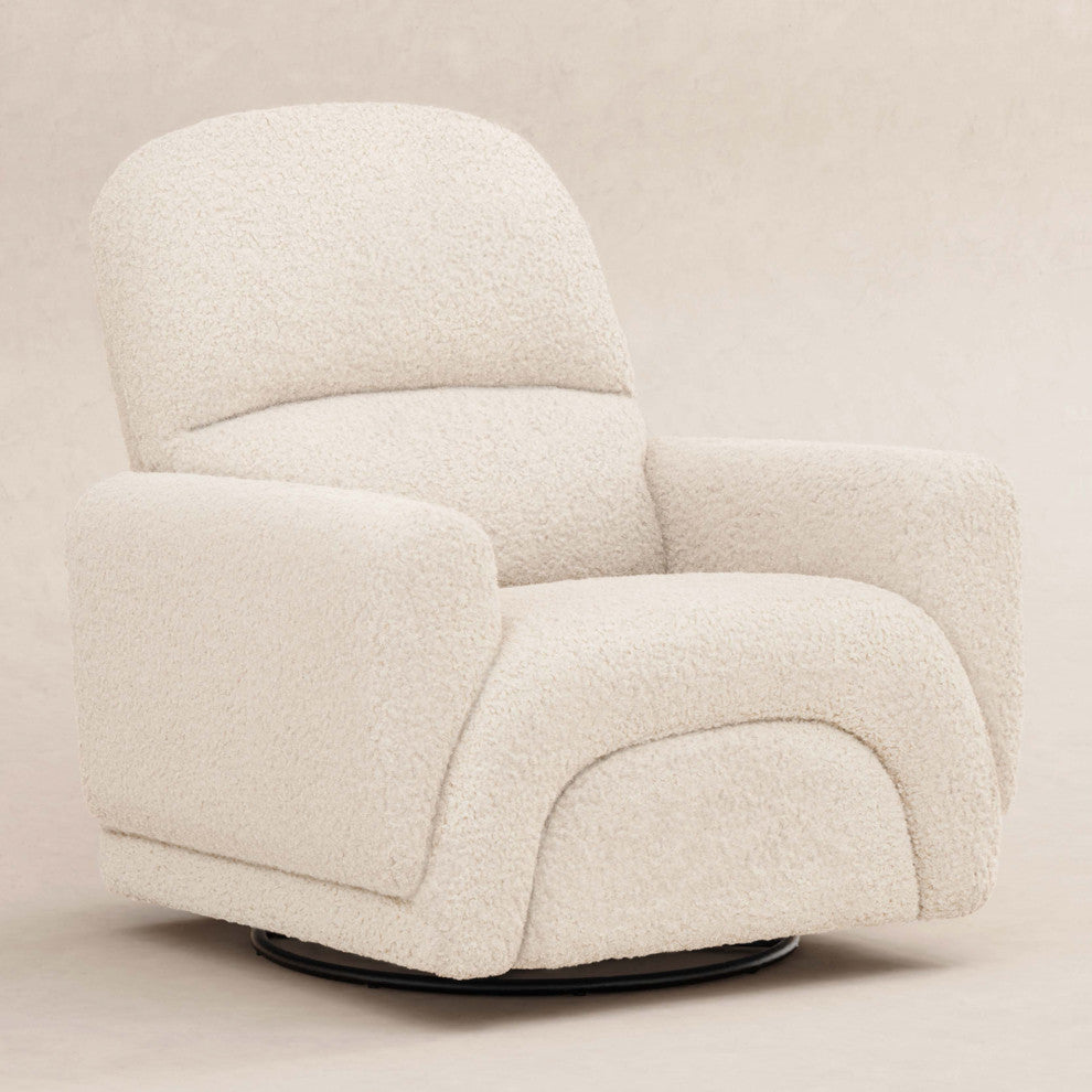 Rainbow Recliner and Swivel Glider, Teddy Loop, Almond Teddy Loop