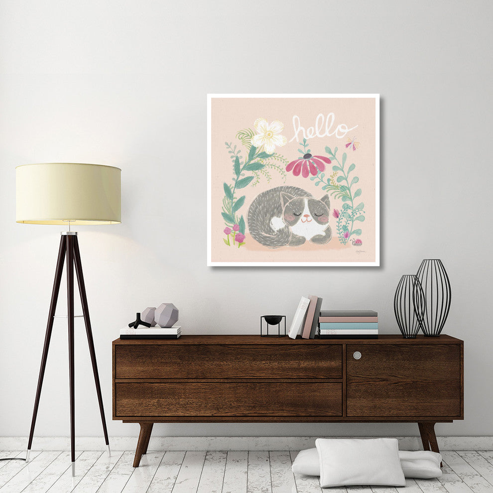 "Garden Friends VI" Digital Paper Print by Mary Urban, 42"x42"