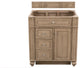 James Martin 157-V30-WW-3AF Bristol 30" Single Vanity w/ 3 CM Solid Surface Top
