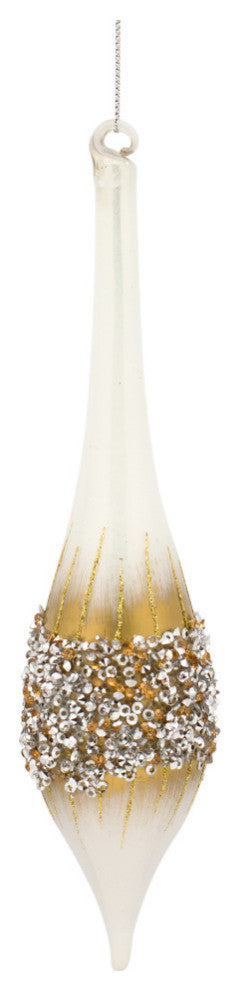 Glass Drop Ornament, 12-Piece Set
