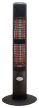Infrared Electric Outdoor Heater, Freestanding With Remote