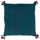 Surya Dhaka DH-002 22"x22" Pillow Kit, Tan/Aqua/Bright Pink/Teal