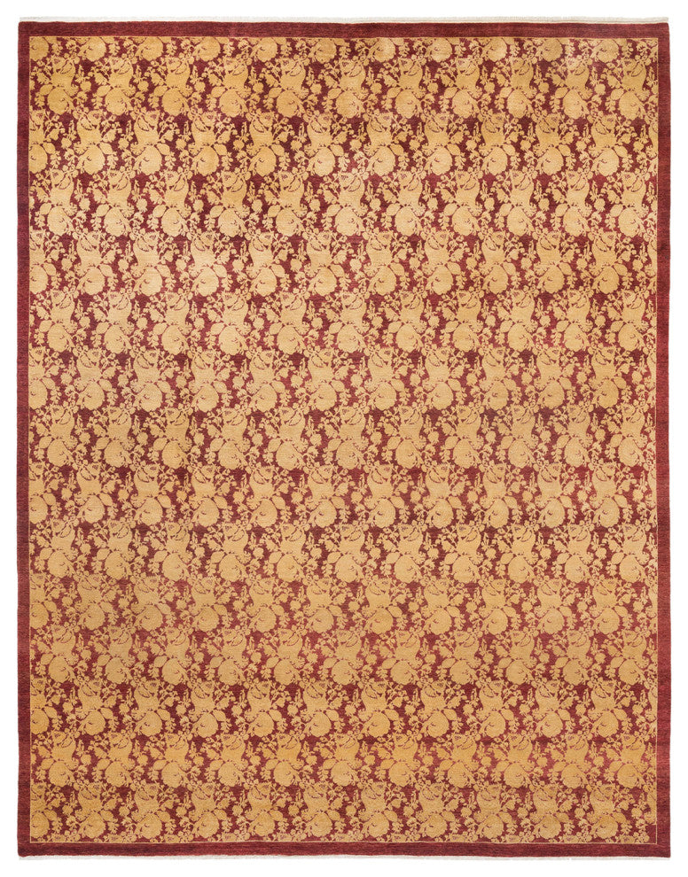 Mogul, One-of-a-Kind Hand-Knotted Area Rug Red, 9'1"x11'9"