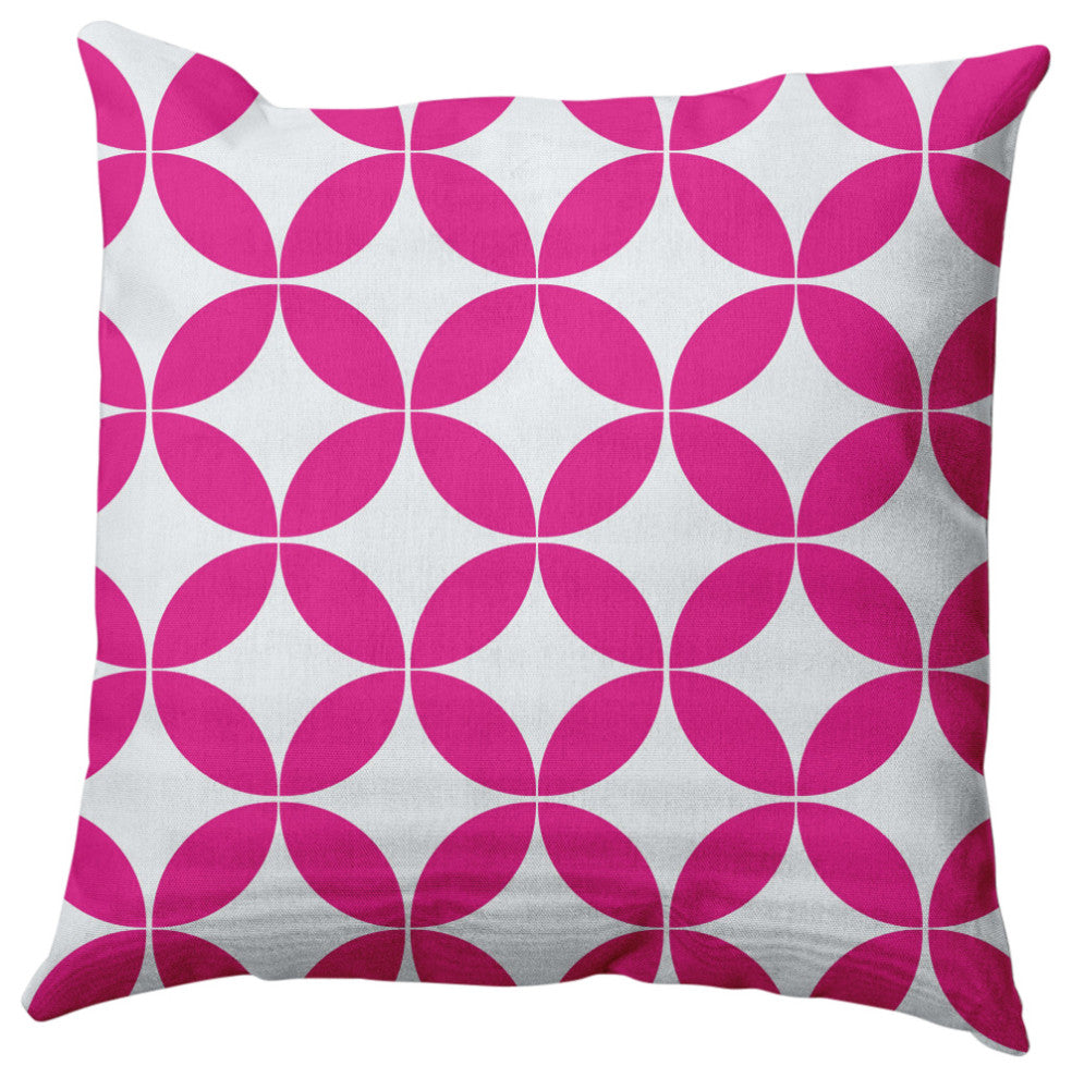 Eye Opener Decorative Throw Pillow, Orchid, 20"x20"