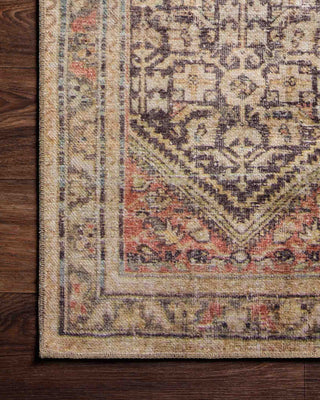 Printed Loren LQ-17 Charcoal/Multi Area Rug, 2'3"x3'9"