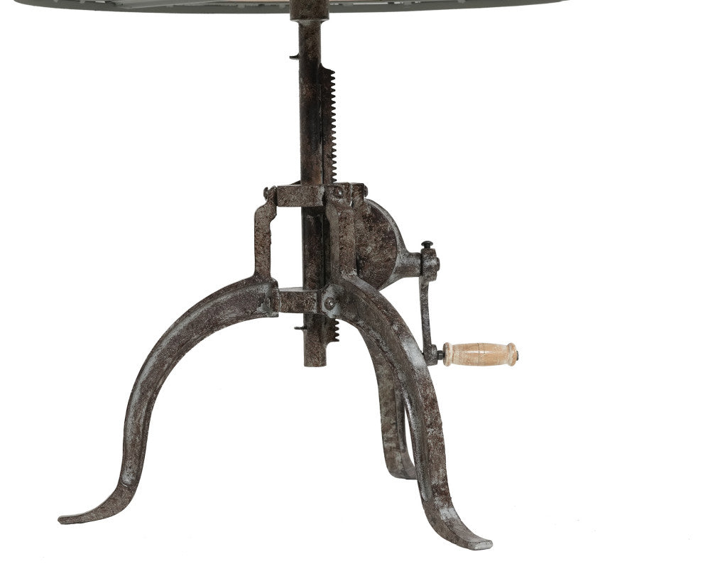 Riley Adjustable Height Rustic Hi-Lo Coffee Table, Natural Driftwood/Aged Iron