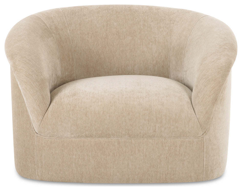 Thora White Upholstery Lounge Chair