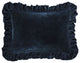 Stella Silk Velvet Oblong Pillow, 16" x 21", Midnight Blue