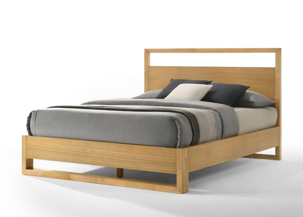 Nova Domus Berlin Modern Natural Oak Bedroom Set, Queen