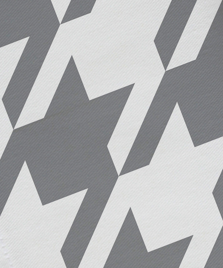 Houndstooth Geometric Print Napkin, Classic Gray, Set of 4