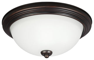 Geary 3-Light Flush Mount, Bronze