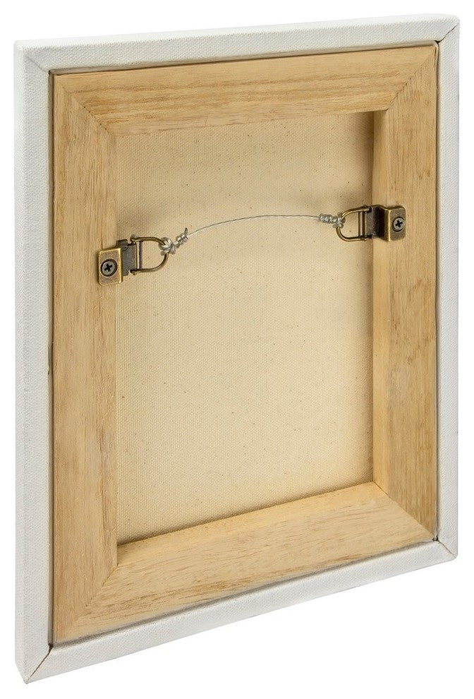 HangZ 25lb. Canvas Flat Wire 1 Hole D Ring, 50-Pack