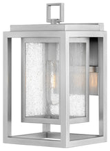 Hinkley 12" Republic Small Outdoor Wall Mount Lantern, Satin Nickel