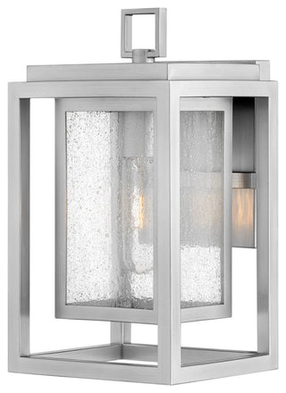 Hinkley 12" Republic Small Outdoor Wall Mount Lantern, Satin Nickel