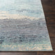 Surya Baranof BRF-1000 Modern Area Rug, Aqua, 9' x 13' Rectangle