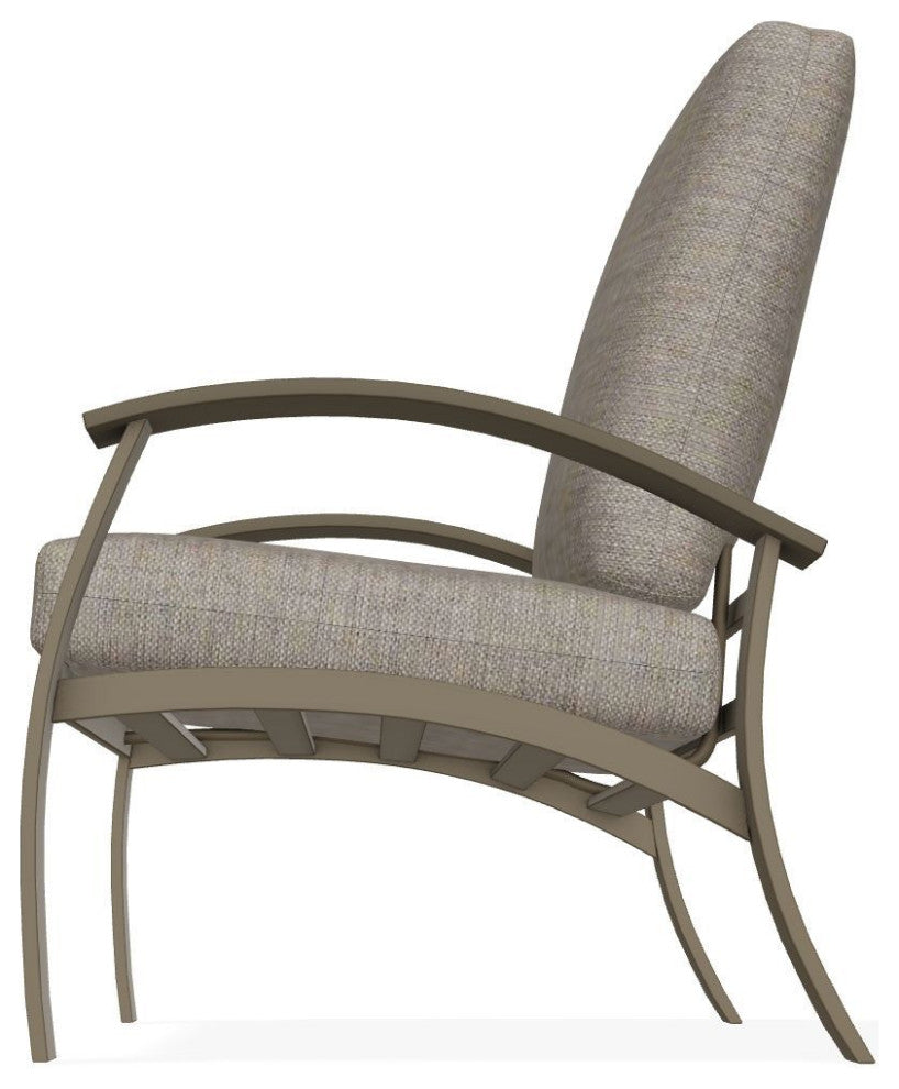 Belle Isle Cushion Deep Seating Outdoor Armchair, Cast/Beachwood