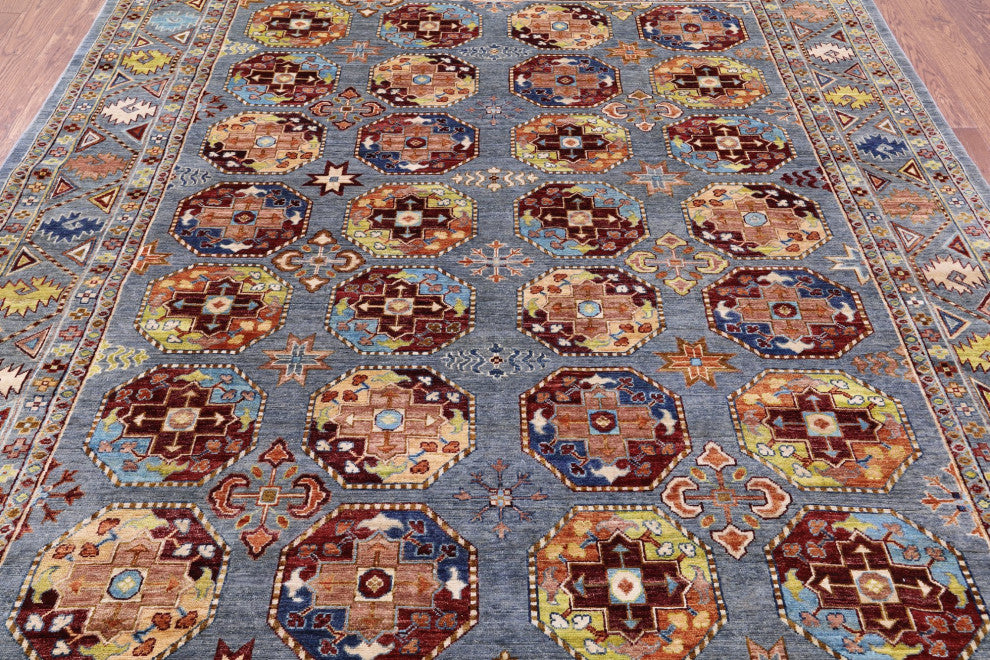 Bokhara Hand Knotted Wool Rug 7' 10" X 9' 10" Q11133