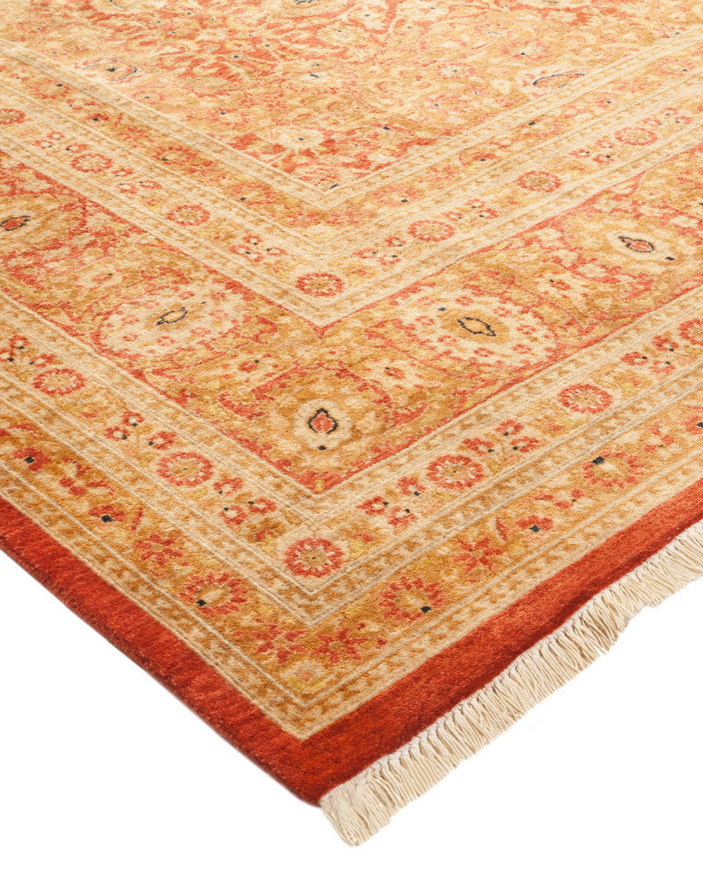 Mogul, One-of-a-Kind Hand-Knotted Area Rug Orange, 6'2"x9'7"
