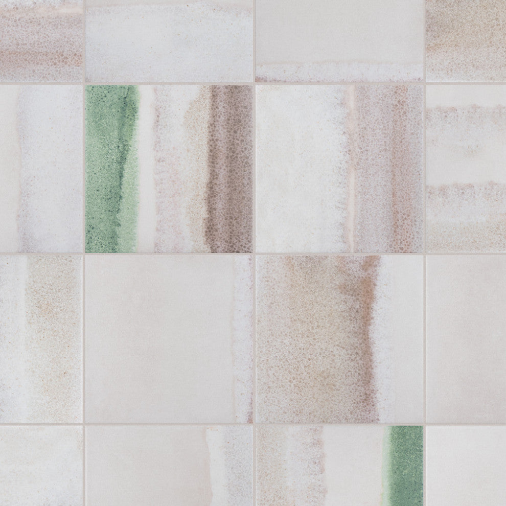Matter Canvas Bone Green Porcelain Floor and Wall Tile