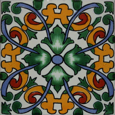 6x6 4 pcs Becedas Talavera Mexican Tile