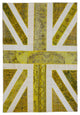 Rug N Carpet - Handwoven Anatolian 6' 8'' x 9' 11'' Flag Patchwork Rug