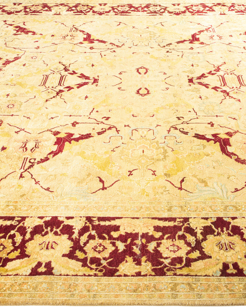 Mogul, One-of-a-Kind Hand-Knotted Area Rug Ivory, 8'1"x15'7"