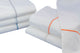 Tan Embroidered Solid Sheet Set, Twin