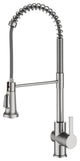 Britt Commercial Style 3-Function Pull-Down 1-Handle 1-Hole Kitchen Faucet, Spot-Free Stainless Steel (Model Kpf-1691sfs)