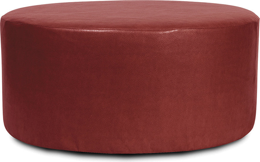 Seascape Universal 36" Round Ottoman, Atlantis White