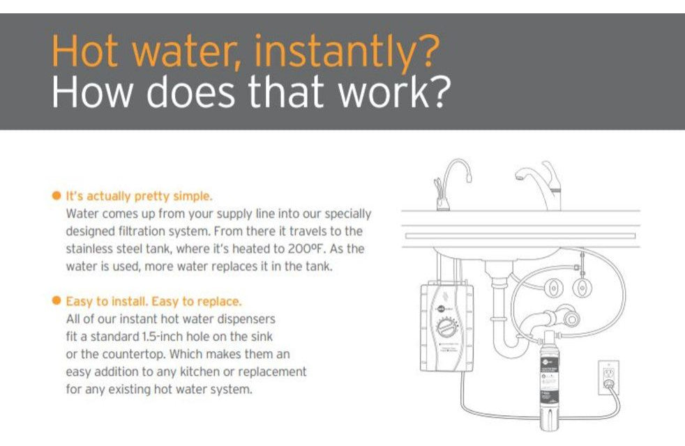 InSinkErator F-HC3300 Indulge Instant Hot Water Dispenser - Matte Black