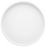 White 14" Round Serving Tray