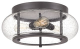 Trilogy 3-Light Flush Mount, Old Bronze