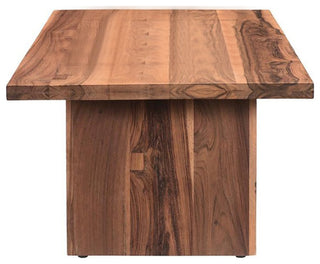 Madrid Modern Natural Teak Wood Coffee Table